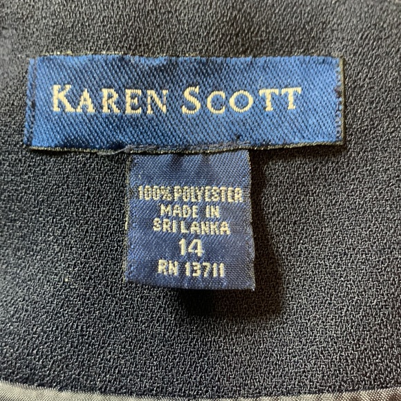 Karen Scott Women’s Blazer Jacket Size 14 - Picture 4 of 4